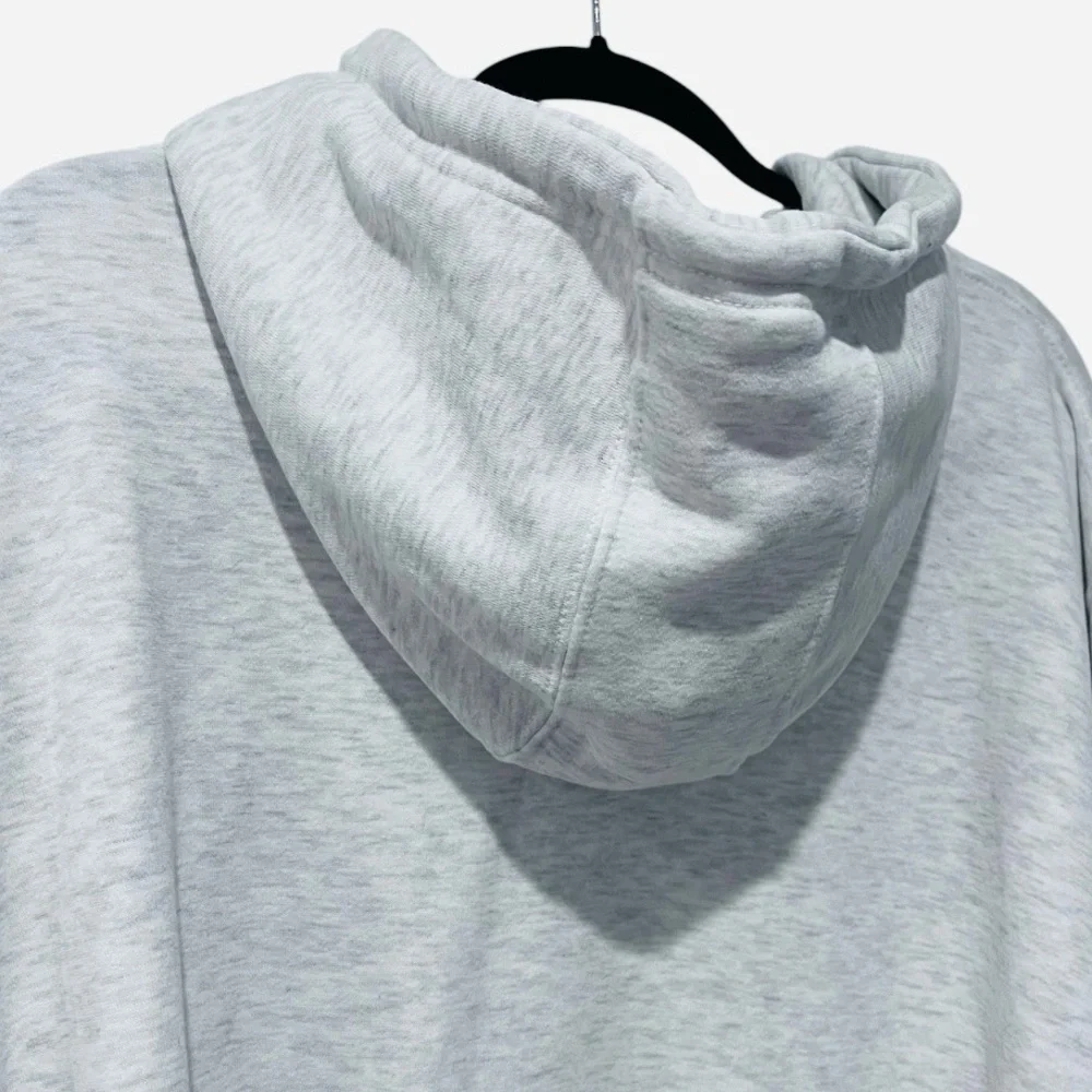 NWOT Santa Barbara Premium Quality Hoodie Fleece Lined XL Heather Gray - Picture 6 of 9